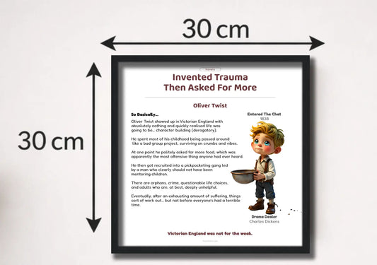 Novels Bundle | 3 x Framed Posters | (30cm x 30cm)