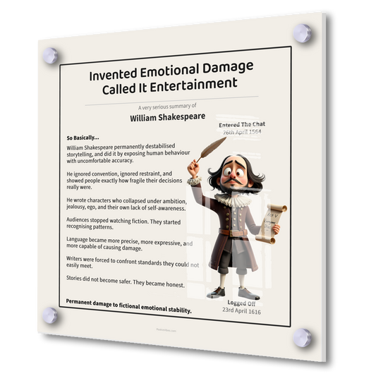 William Shakespeare | Invented Drama. Gave Everyone Trust Issues