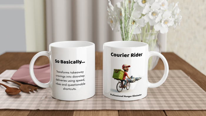 11oz Mug - Courier Rider (Male)