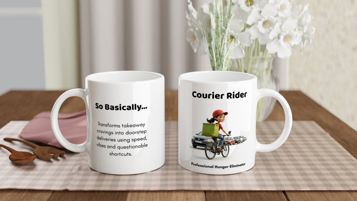 11oz Mug - Courier Rider (Female)