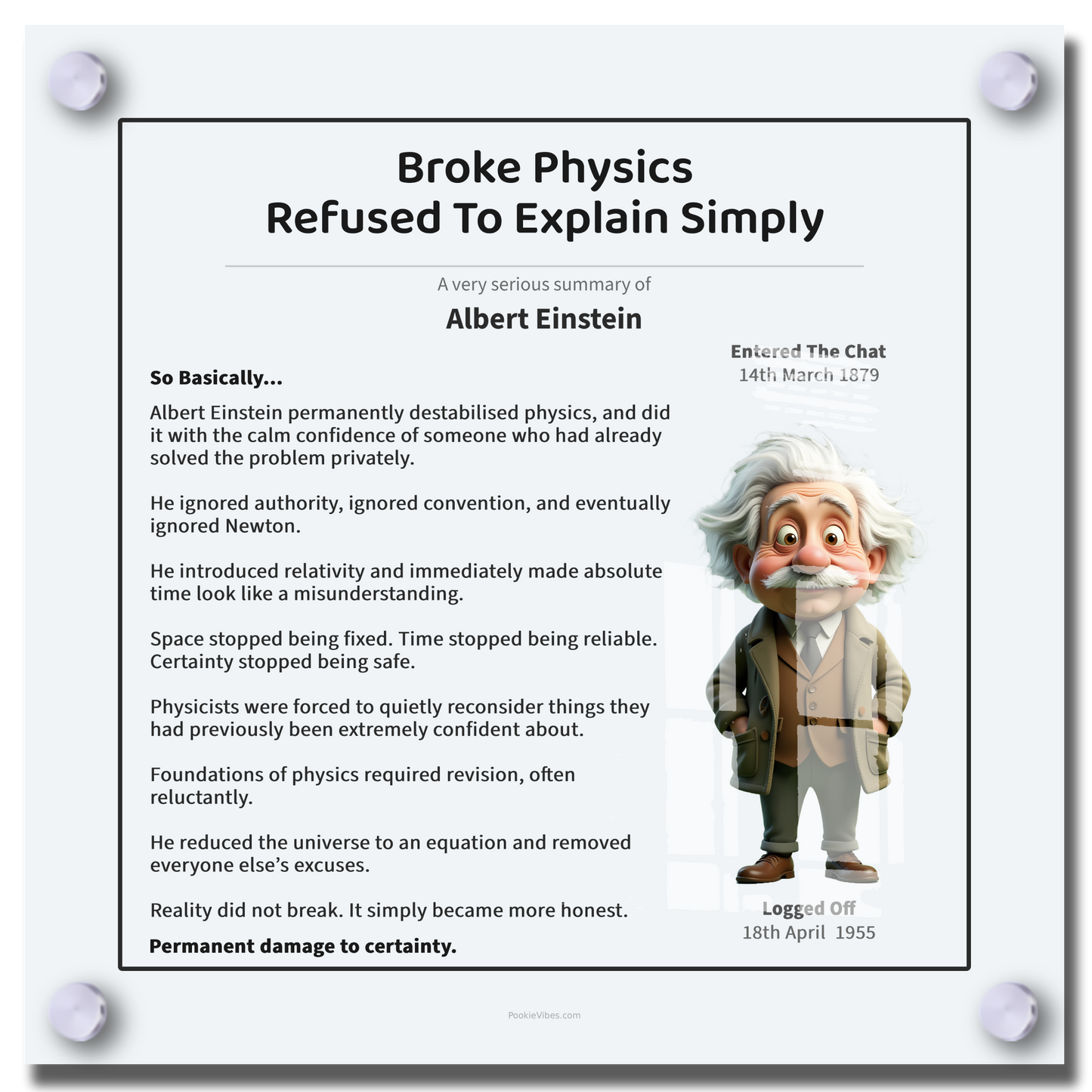 Albert Einstein | Broke Physics. Refused To Explain Simply