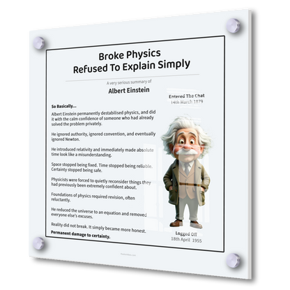 Albert Einstein | Broke Physics. Refused To Explain Simply