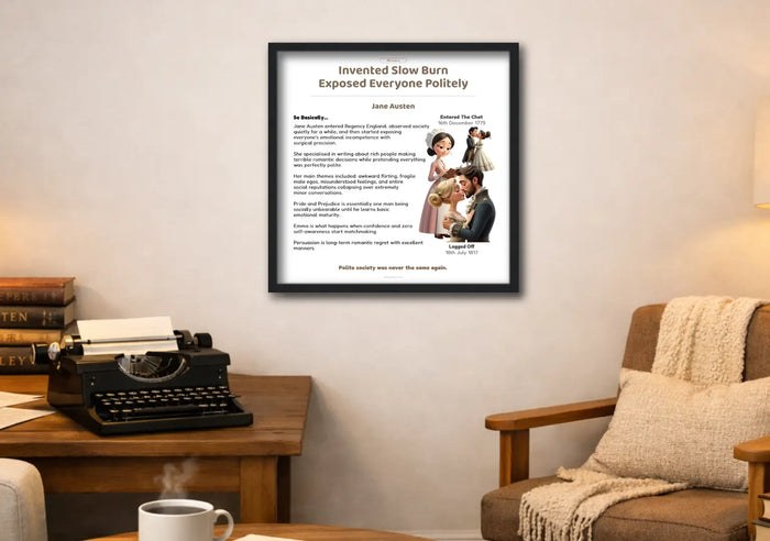 Writers wall art collection