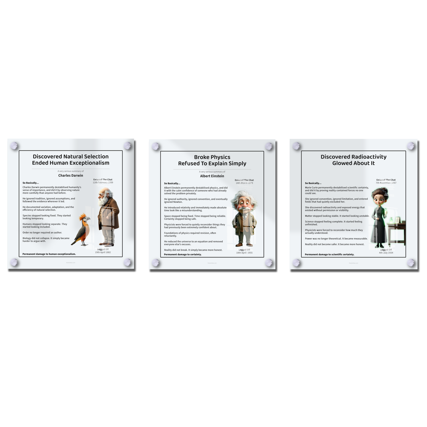 Scientists Bundle | Three Revolutionary Minds. One Set.