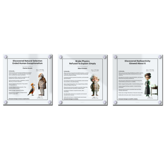 Scientists Bundle | Three Revolutionary Minds. One Set.