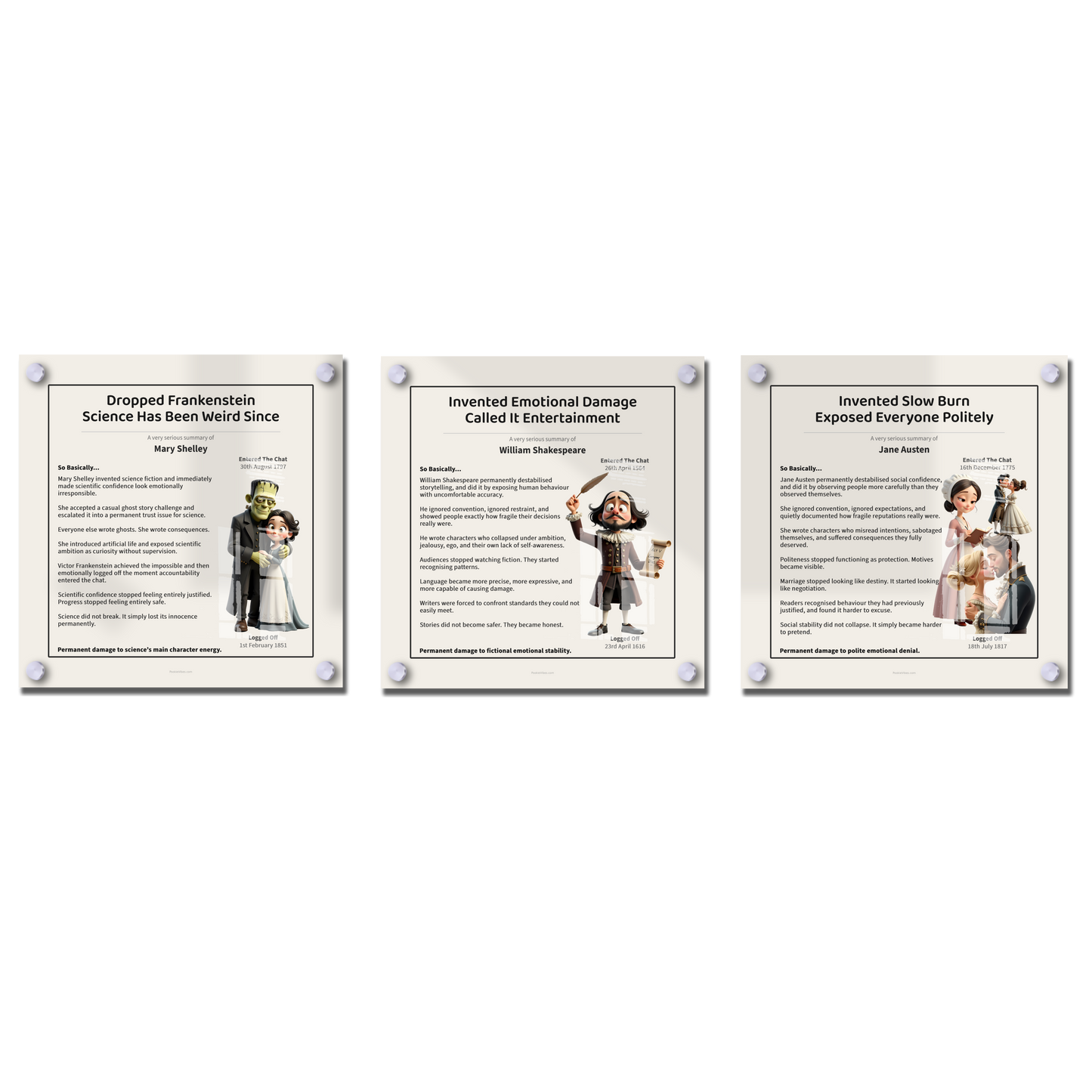 Writers Bundle | Three Literary Minds. One Set