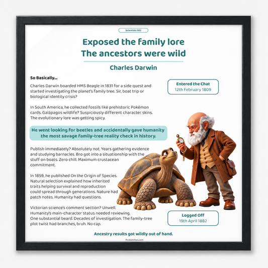 Charles Darwin Framed Print