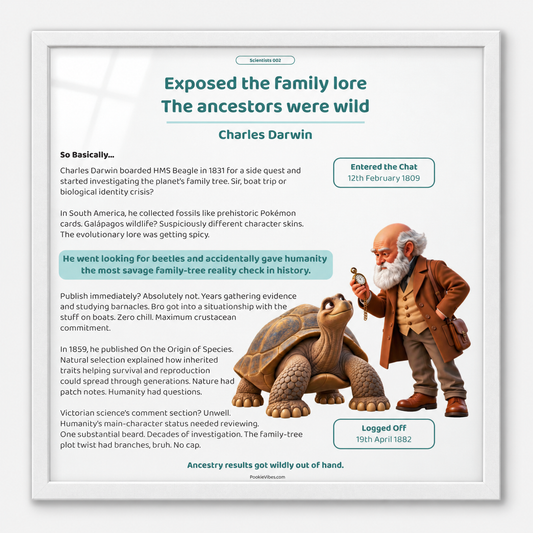Charles Darwin Framed Print