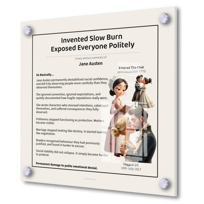 Jane Austen | Invented Slow Burn. Exposed Everyone Politely