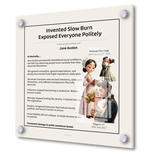 Jane Austen | Invented Slow Burn. Exposed Everyone Politely