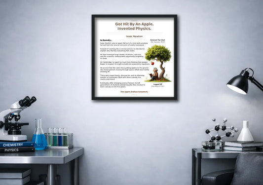 framed poster