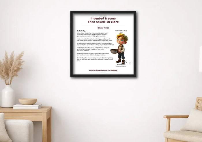 Oliver Twist | Poster | (30cm x 30cm)