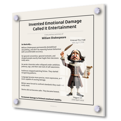 William Shakespeare | Invented Drama. Gave Everyone Trust Issues